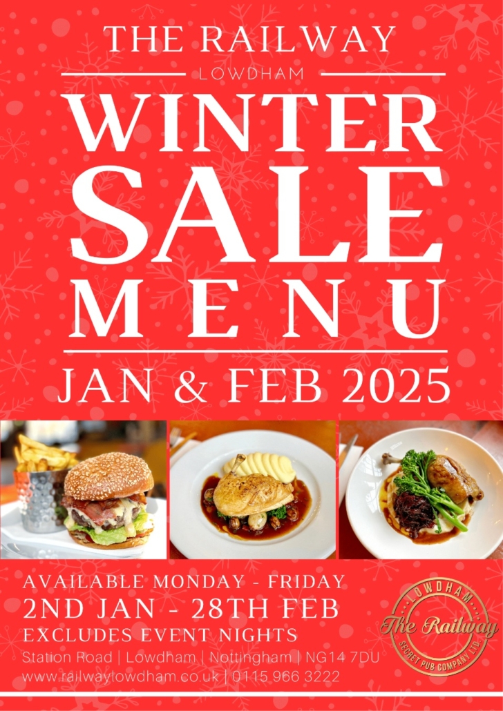 Railway Winter Sale Poster