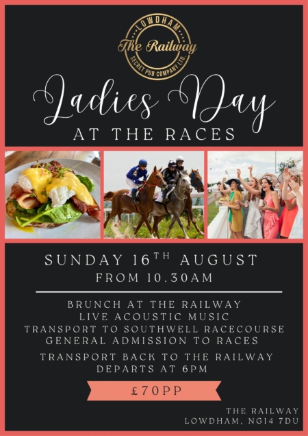 Ladies Day at The Races at The Railway Lowdham