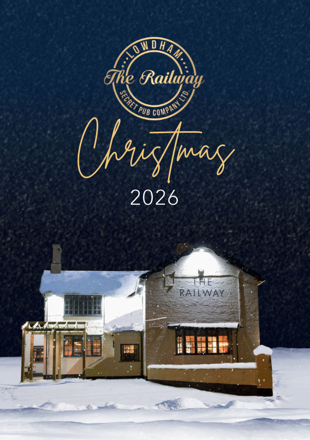 The Railway Christmas 2026 brochure — click to view